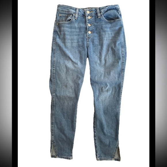 Levi's Pants - Levi's 721 Jeans Women 31 Faded Blue High Rise Skinny Ankle Button Fly Americana